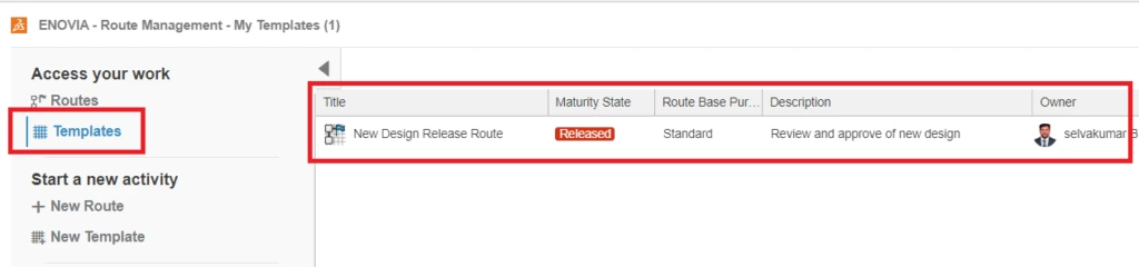 Creating Route Templates in 3DEXPERIENCE
