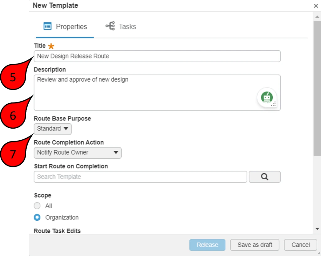 Creating Route Templates in 3DEXPERIENCE