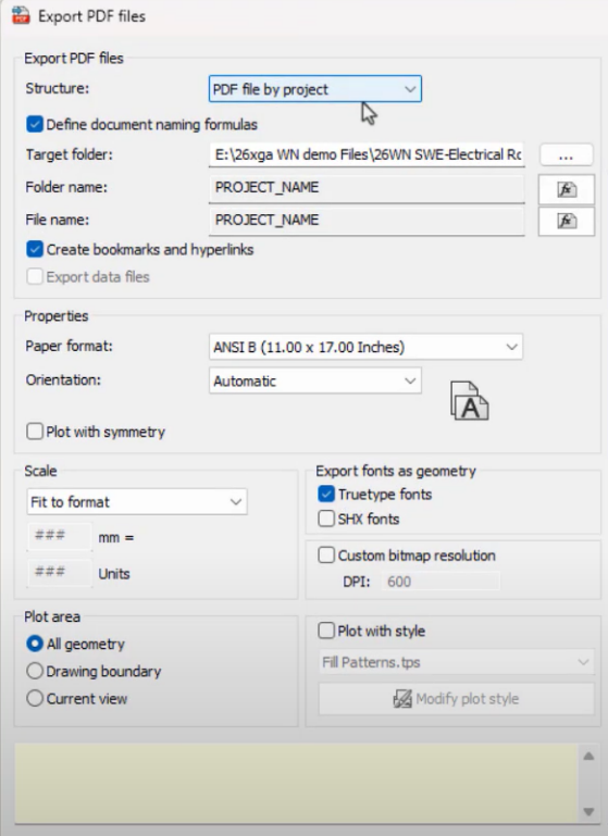 PDF Export